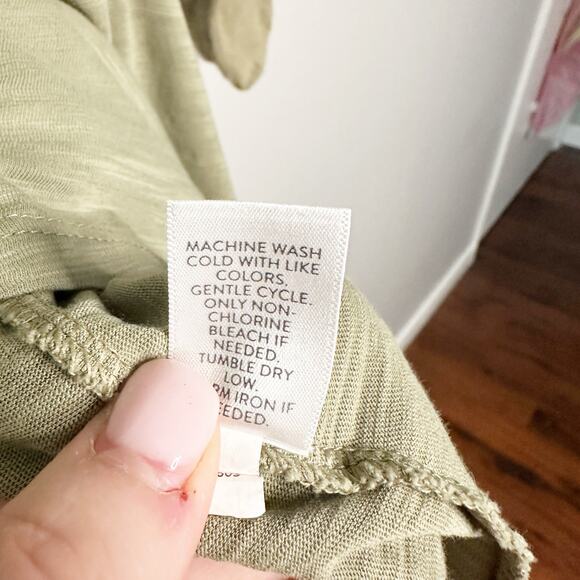 J. Jill Green‎ Mixed Media Embroidered Boho Peasant Tassel Tunic Top women’s 1X - Picture 7 of 11